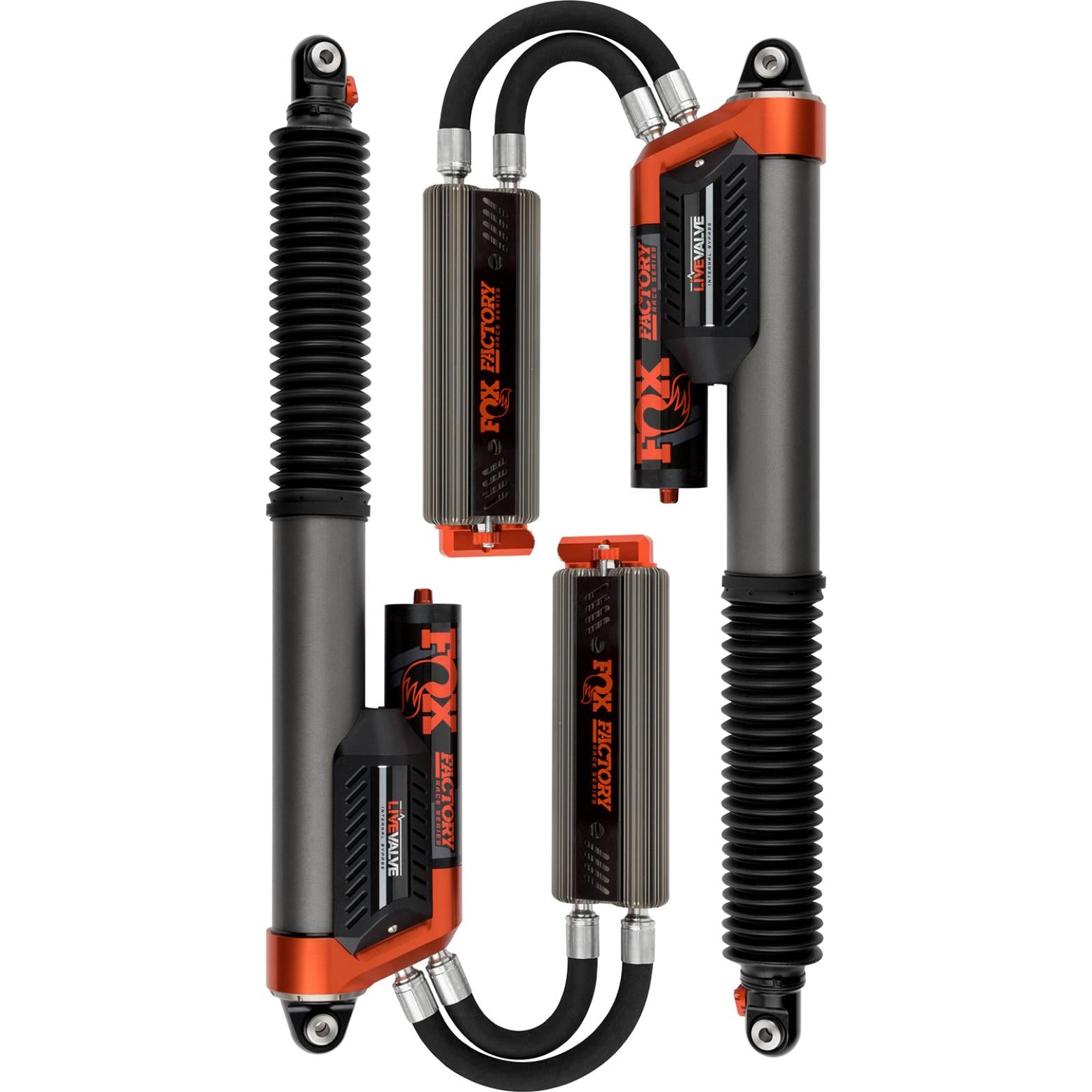 Fox Ford Raptor 3.0 Factory Series 12.3in External QAB P/B External Cooler Shock Set - T1 Motorsports