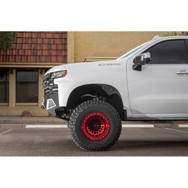 Addictive Desert Designs 2019 Chevrolet Silverado 1500 SF Front Bumper w/ Winch Mount&Sensor Cutout
