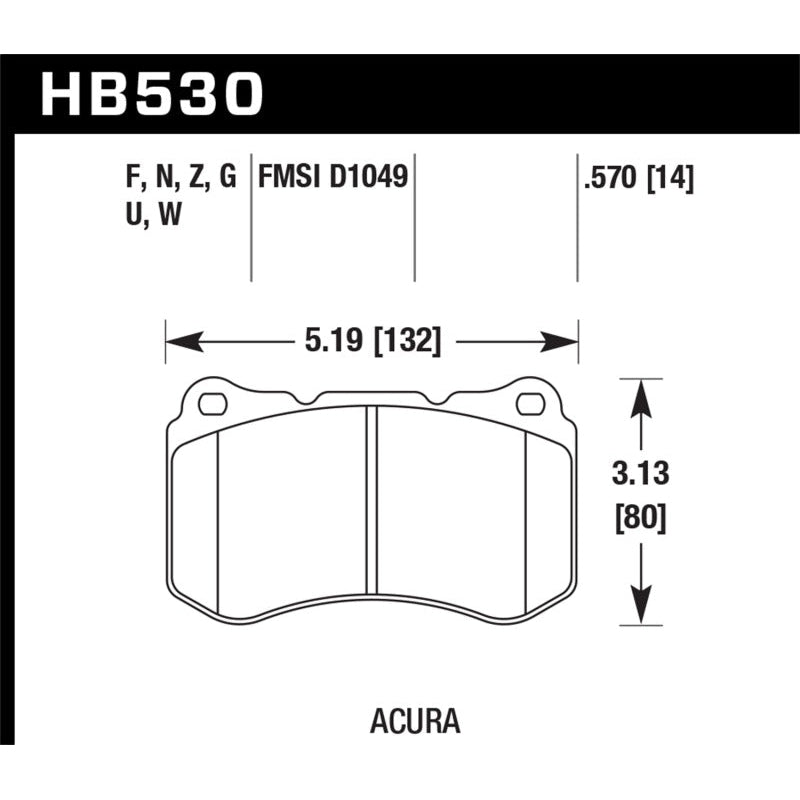 Hawk HP+ Street Brake Pads - T1 Motorsports