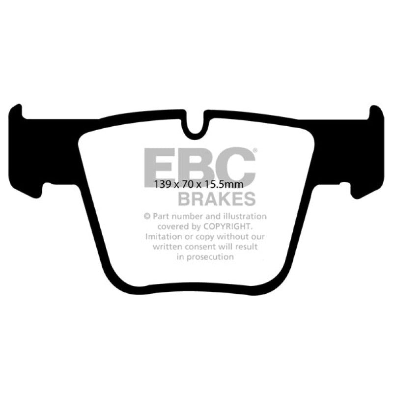 EBC Redstuff Brake Pads -  07-11 Mercedes-Benz CL63 AMG 6.2 - Front Brake Pads
