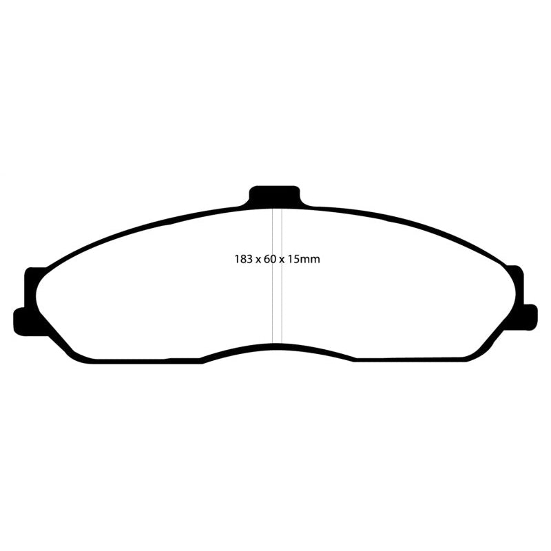 EBC Redstuff Brake Pads -  03-04 Cadillac XLR 4.6 - Front Brake Pads
