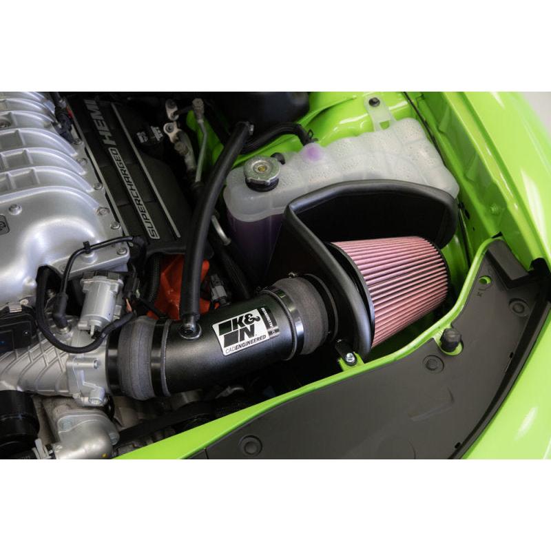 K&N 2017 Dodge Challenger Hellcat SC V8-6.2L F/l Typhoon Air Intake
