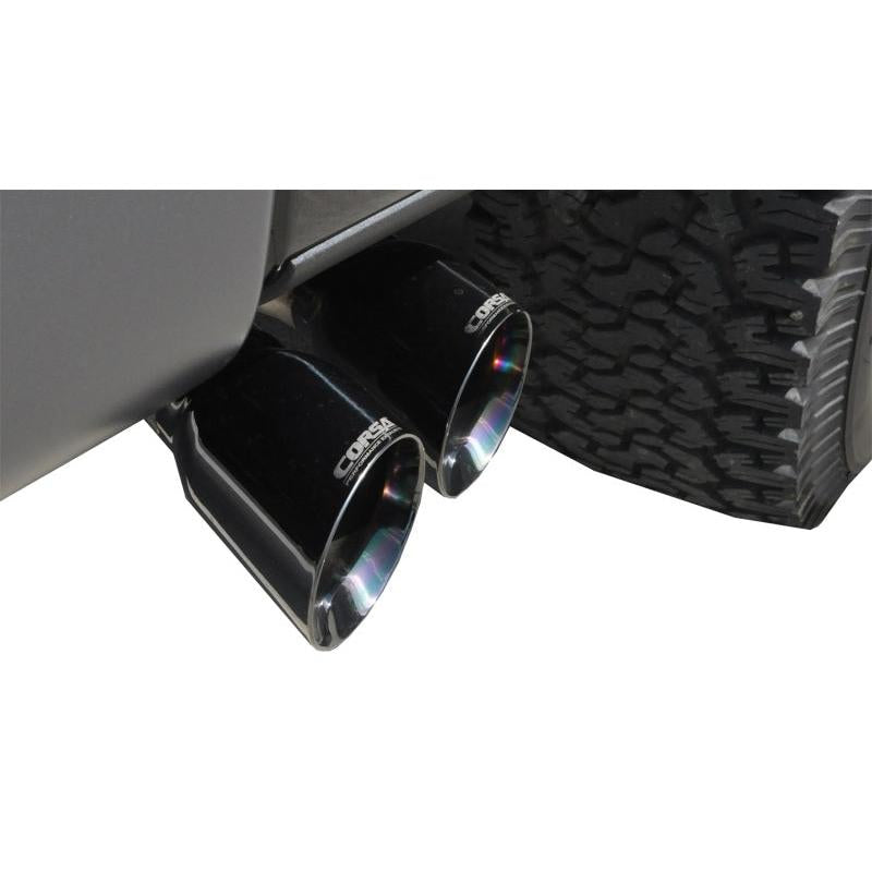 Corsa Xtreme Cat-Back Exhaust w/ Black Tips - 2011-2014 Ford F-150 Raptor 6.2L V8 (133" Wheelbase)