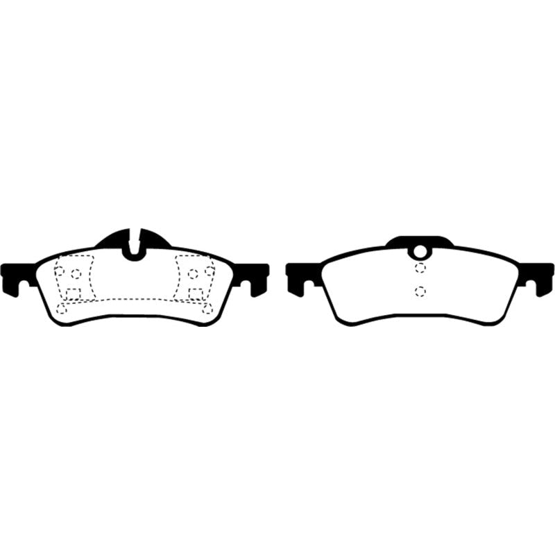 EBC Redstuff Brake Pads -  04-06 Mini Hardtop 1.6 - Rear Brake Pads