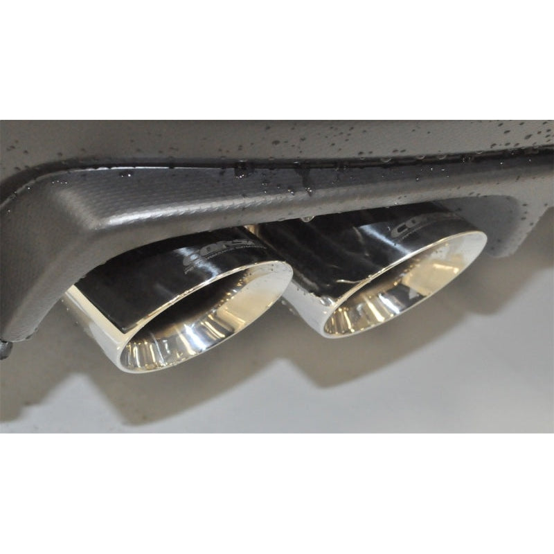 Corsa Sport Cat Back Exhaust w/Polished Quad 3.5in Tips - 2015-2021 Subaru WRX