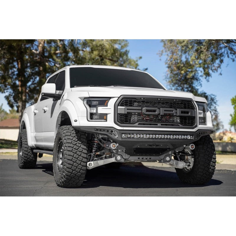 Addictive Desert Designs 17-20 Ford F-150 Raptor Rock Fighter Frame Cut Front Bumper