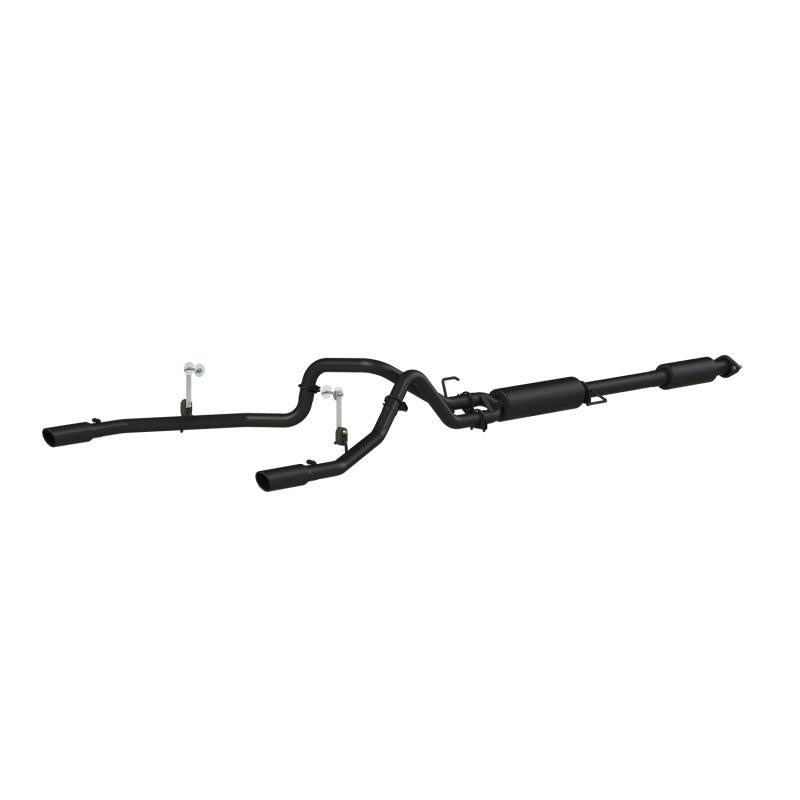 MBRP 2015 Ford F-150 5.0L 3in Cat Back Dual Split Rear Exit Black Exhaust System - T1 Motorsports
