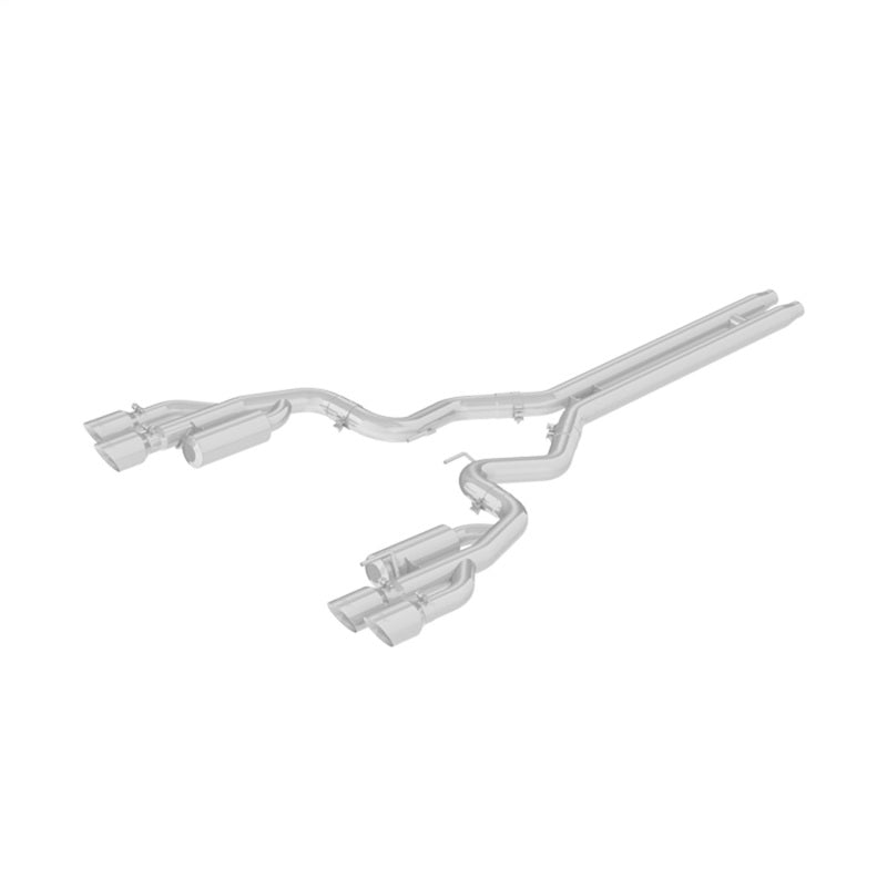 MBRP 18-19 Ford Mustang GT 5.0 3in Cat Back Quad Tip Race Version - T304 - T1 Motorsports