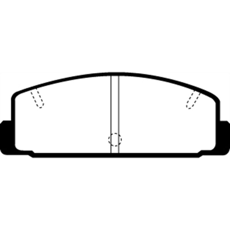 EBC Redstuff Brake Pads -  03-04 Mazda Protege 2.0 Turbo (Mazdaspeed) - Rear Brake Pads