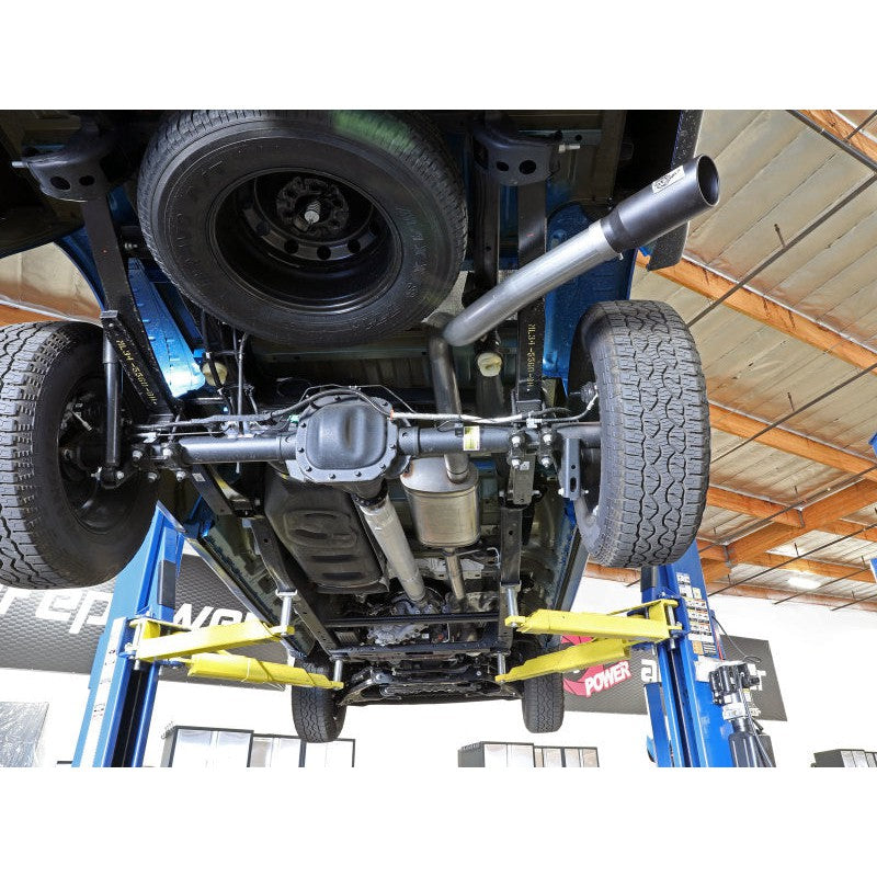 aFe Apollo GT 3in 409 SS Cat-Back Exhaust 2021 Ford F-150 V6 2.7L/3.5L (tt)/V8 5.0L w/ Black Tips