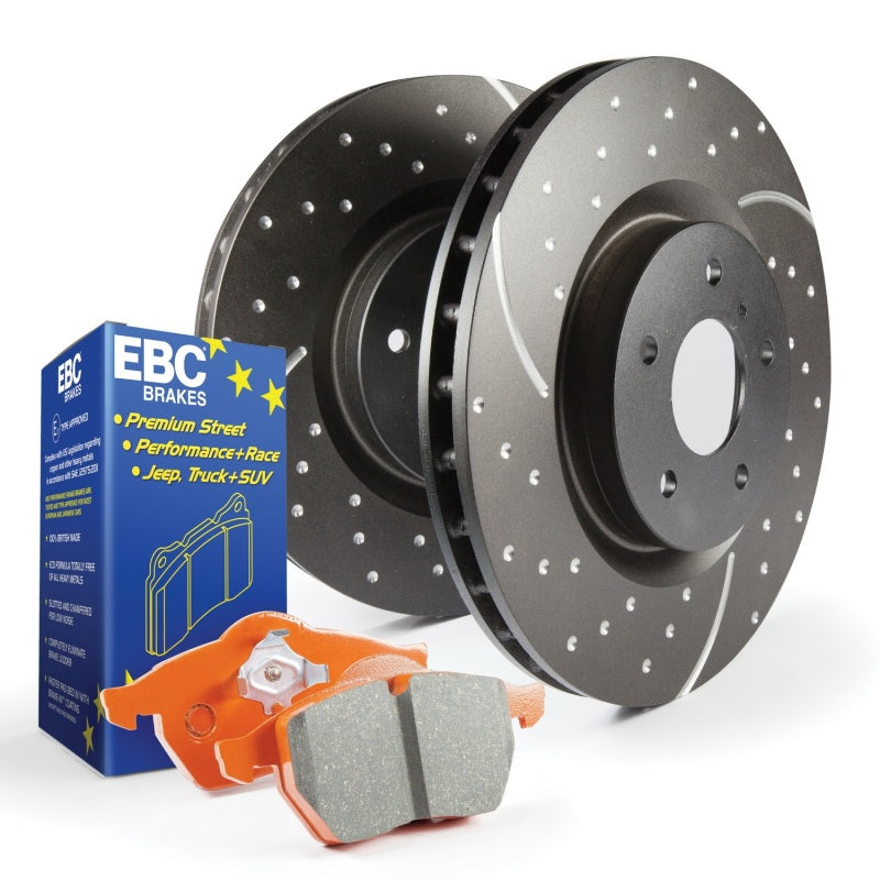 EBC S8 Kits Orangestuff Pads & GD Rotors - T1 Motorsports