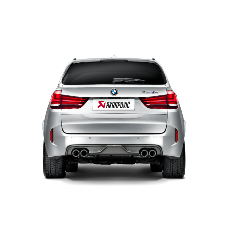 Akrapovic 15-17 BMW X5M (F85) Evolution Line Cat Back (Titanium) w/ Carbon Tips - T1 Motorsports