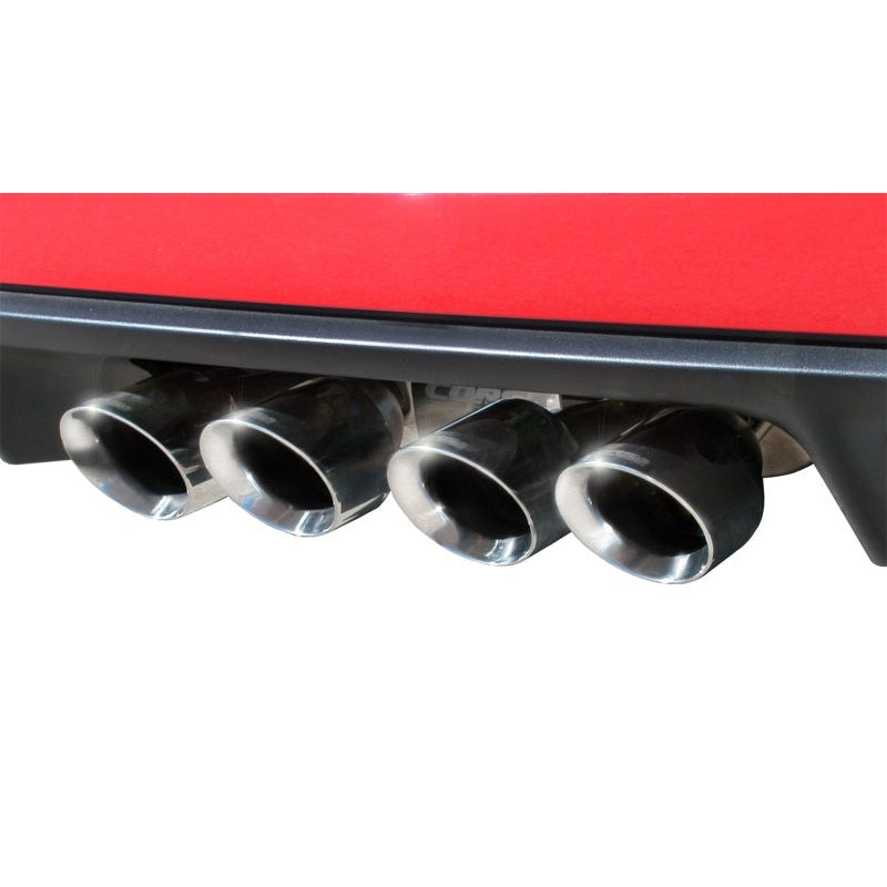 Corsa Xtreme Axle-Back Exhaust w/Polished Twin 3.5" Tips - 2005-2008 Chevrolet Corvette C6 6.0L V8