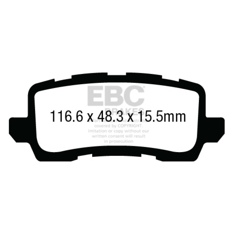 EBC Redstuff Brake Pads -  13+ Acura RLX 3.5 - Rear Brake Pads