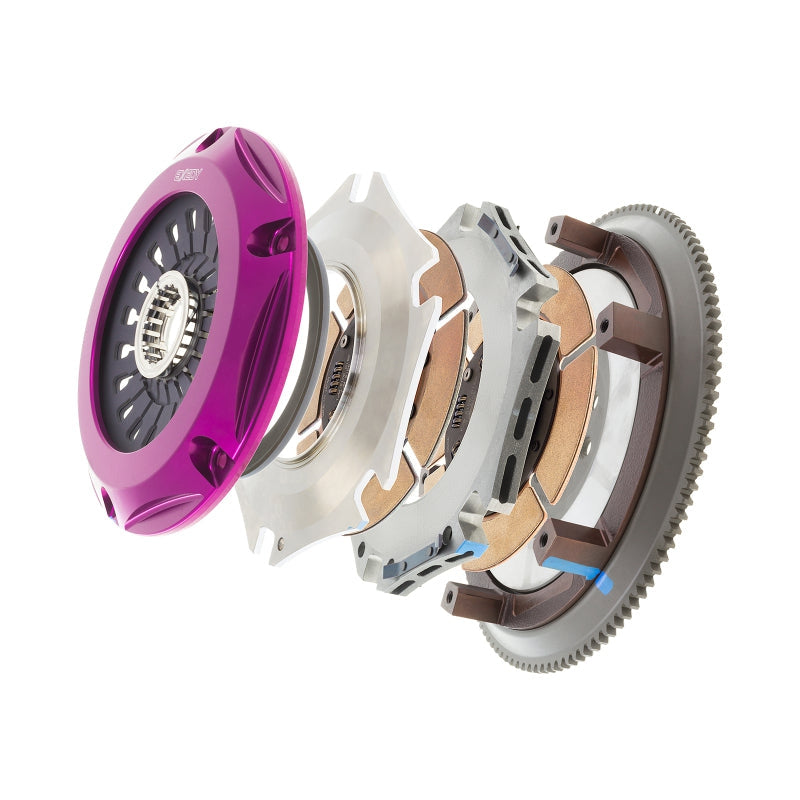 Exedy 2008-2015 Mitsubishi Lancer Evolution GSR L4 Hyper Twin Cerametallic Clutch Sprung Disc - T1 Motorsports