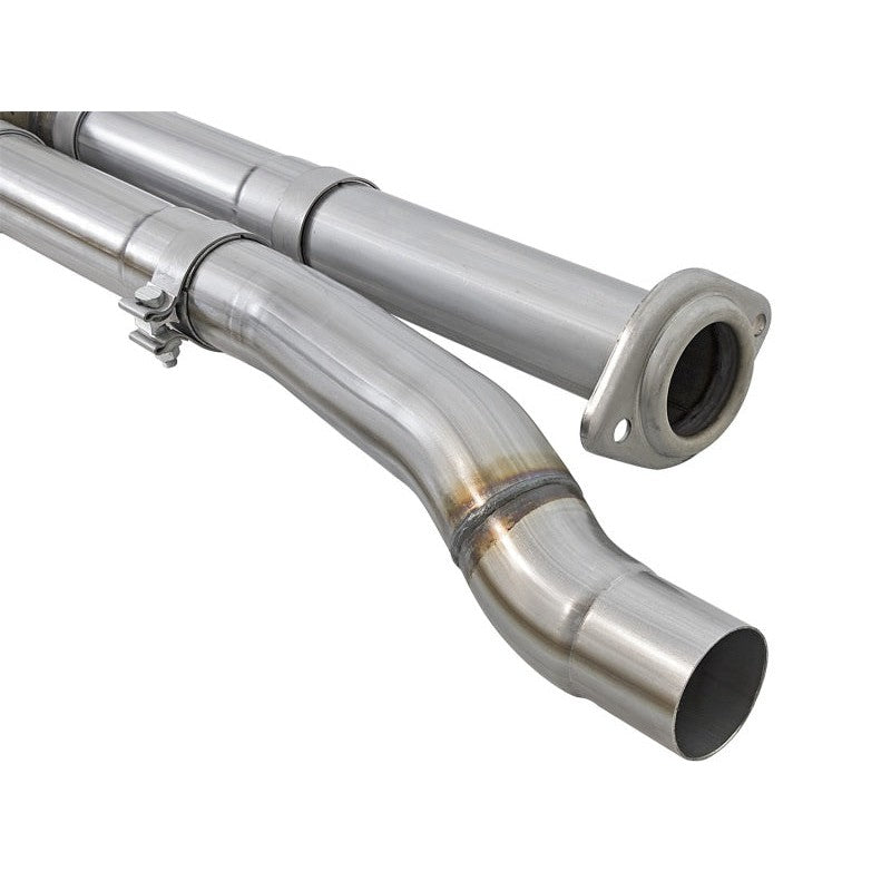 aFe MACHForce XP Exhaust Cat-Back SS-409 2017 Ford F-150 Raptor V6-3.5L (tt) w/ Polished Tips