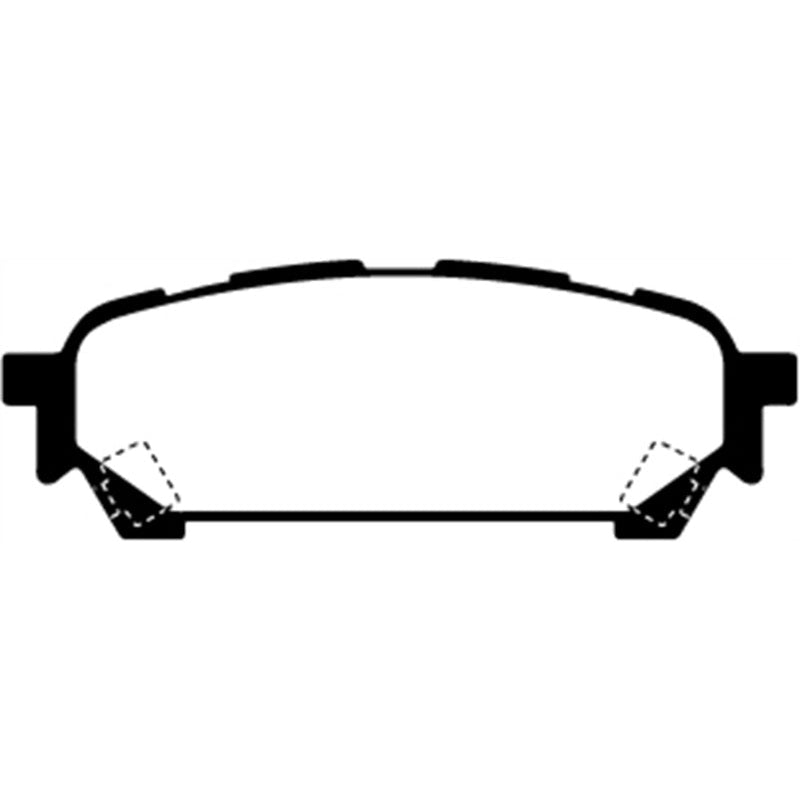 EBC Redstuff Brake Pads -  04-06 Saab 9-2X 2.0 Turbo - Rear Brake Pads