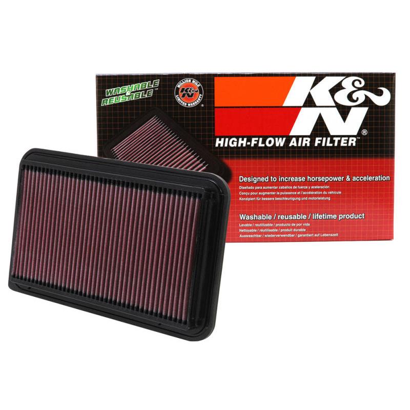 K&N 01-06 Toyota Camry / 04-10 Sienna / 01-09 Highlander / 03-06 Lexus RX330 Drop In Air Filter