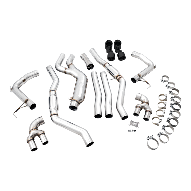 AWE Tuning 2019+ BMW M340i (G20) Track Edition Exhaust - Quad Diamond Black Tips