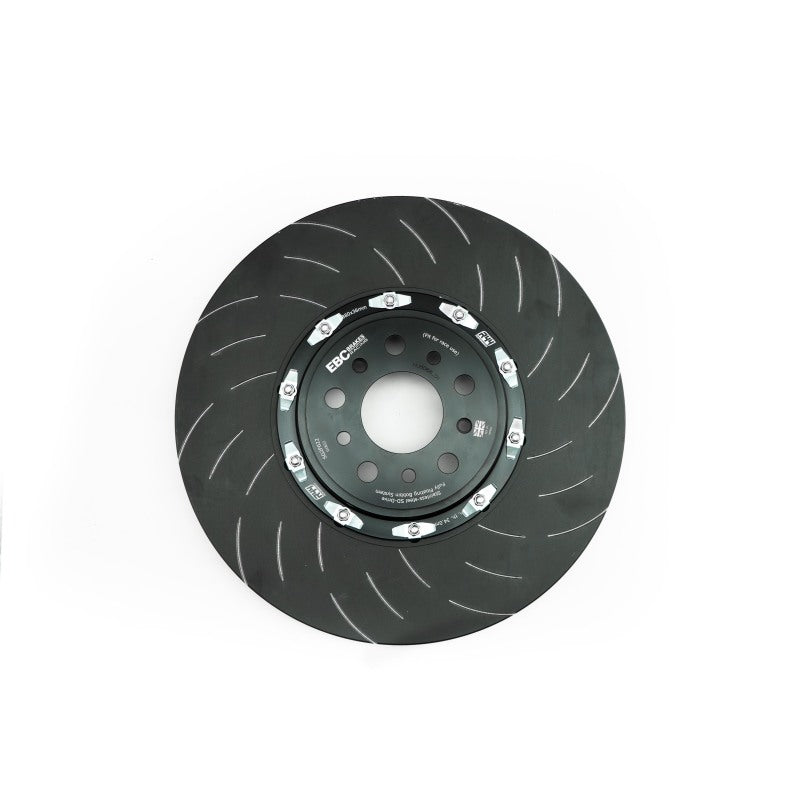 EBC Racing 2016+ Dodge Charger SRT Hellcat 6.2 Supercharged SG Series One Piece Rear Rotor Set - T1 Motorsports
