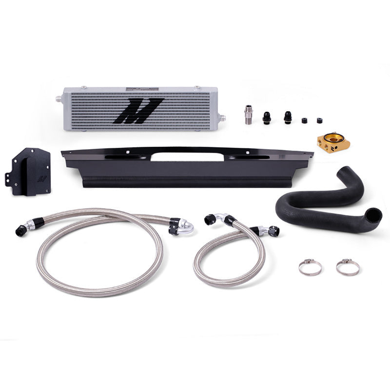 Mishimoto 15-17 Ford Mustang GT Right-Hand Drive Thermostatic Oil Cooler Kit - Silver - T1 Motorsports
