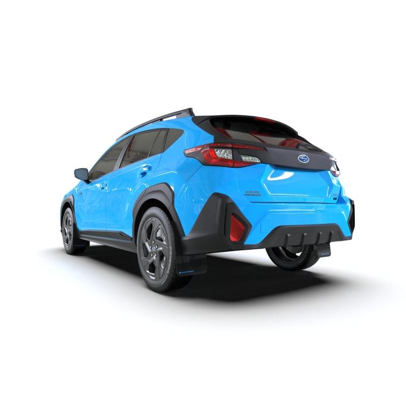 Rally Armor 2024 Subaru Crosstrek Black UR Mud Flap Grey Logo