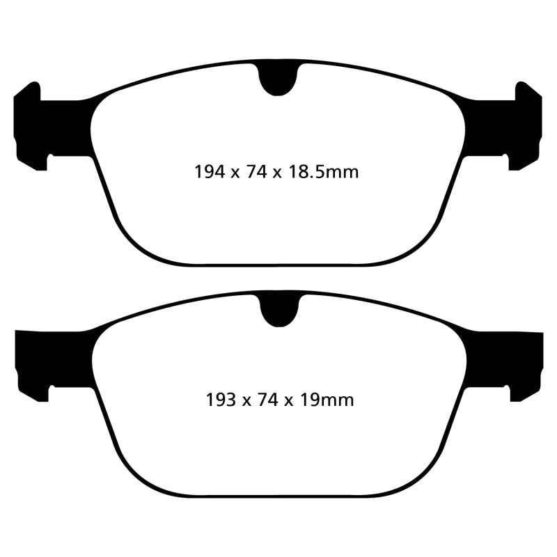 EBC Redstuff Brake Pads -  08+ Volvo XC60 3.0 Turbo - Front Brake Pads