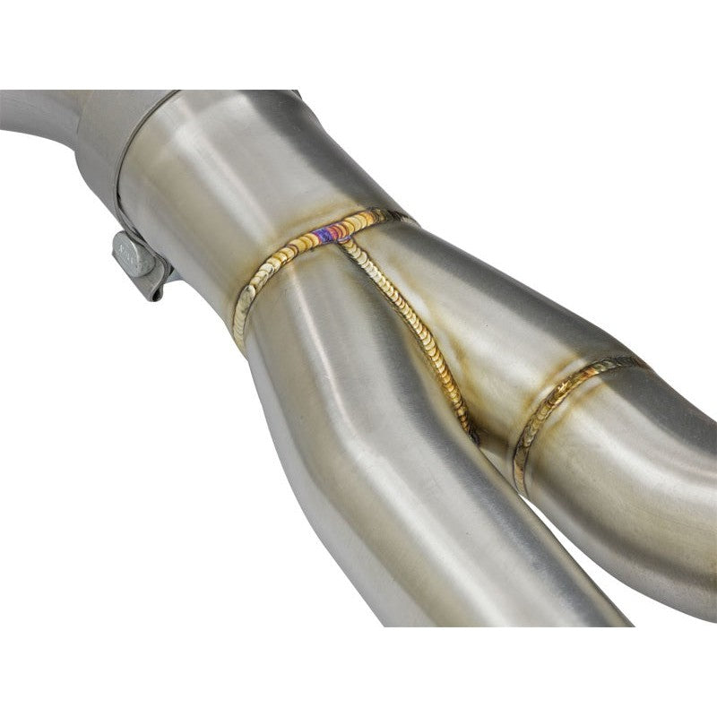 aFe MACHForce XP 3in - 2 1/2in Axle Back 304SS Exhaust w/ Polished Tips 16-17 BMW M2 (f87)