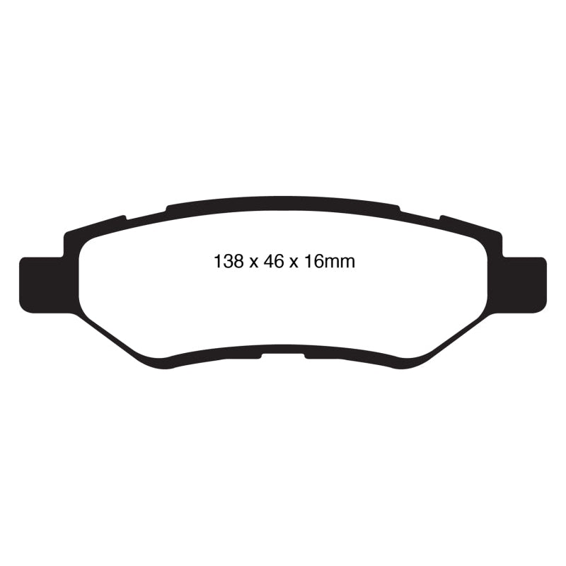 EBC Redstuff Brake Pads -  08-13 Cadillac CTS 3.0 - Rear Brake Pads