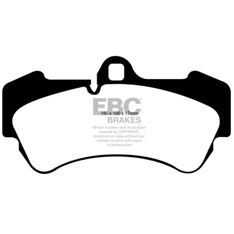 EBC Redstuff Brake Pads -  04-07 Porsche Cayenne 3.2 - Front Brake Pads