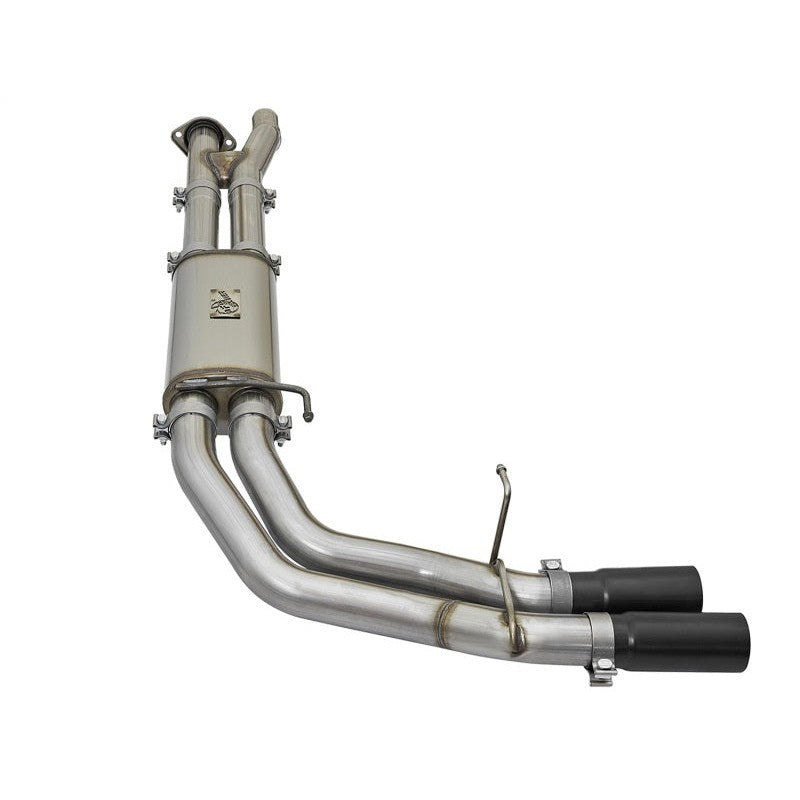 aFe POWER Rebel Series 3in 409 SS Cat Back Exhaust w/ Black Tips 17 Ford F-150 Raptor V6-3.5L