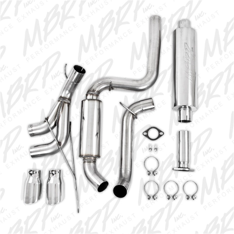 MBRP 13-14 Ford Focus ST 2.0L EcoBoost Dual Center Outlet T304 3in Cat Back - T1 Motorsports