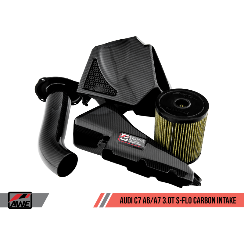 AWE Tuning Audi C7 A6 / A7 3.0T S-FLO Carbon Intake V2 - T1 Motorsports