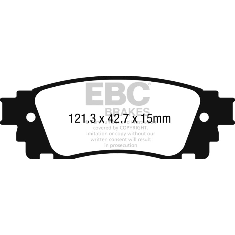 EBC Redstuff Brake Pads -  2017+ Toyota C-HR 2.0L - Rear Brake Pads