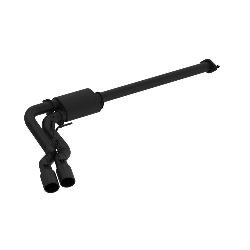 MBRP 15-16 Ford F-150 2.7L/3.5L/5.0L 3in Cat Back Single Side Pre-Axle Dual Exit Black Coated - T1 Motorsports