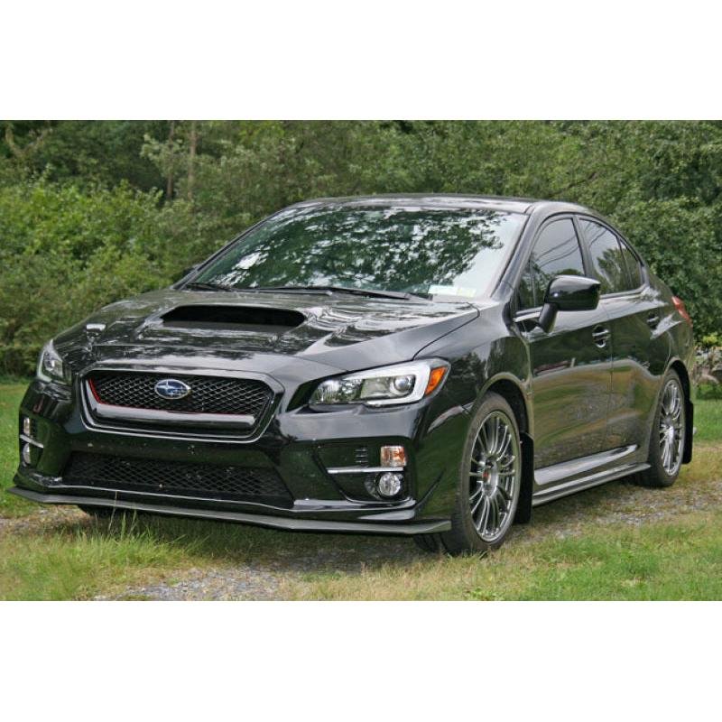 Rally Armor 15-21 Subaru WRX/STI (Sedan ONLY) White UR Mud Flap w/ Red Logo