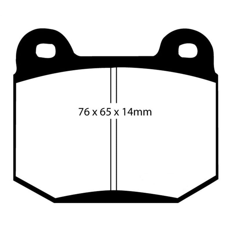 EBC Redstuff Brake Pads -  03-04 Infiniti G35 3.5 (Manual) (Brembo) - Rear Brake Pads