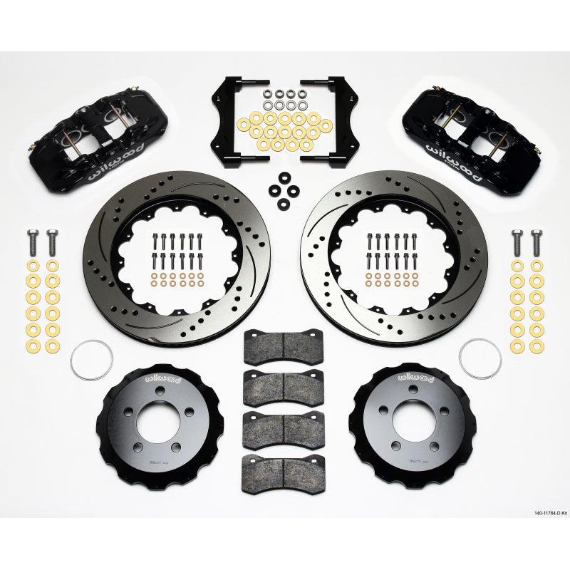 Wilwood AERO6 Front Hat Kit 14.25 Drilled 2006-10 Magnum/Challngr/Chrgr/300C - T1 Motorsports