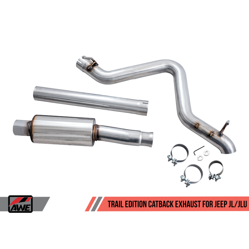 AWE Tuning 2018+ Jeep Wrangler JL/JLU 3.6L Trail Edition Cat-Back Exhaust