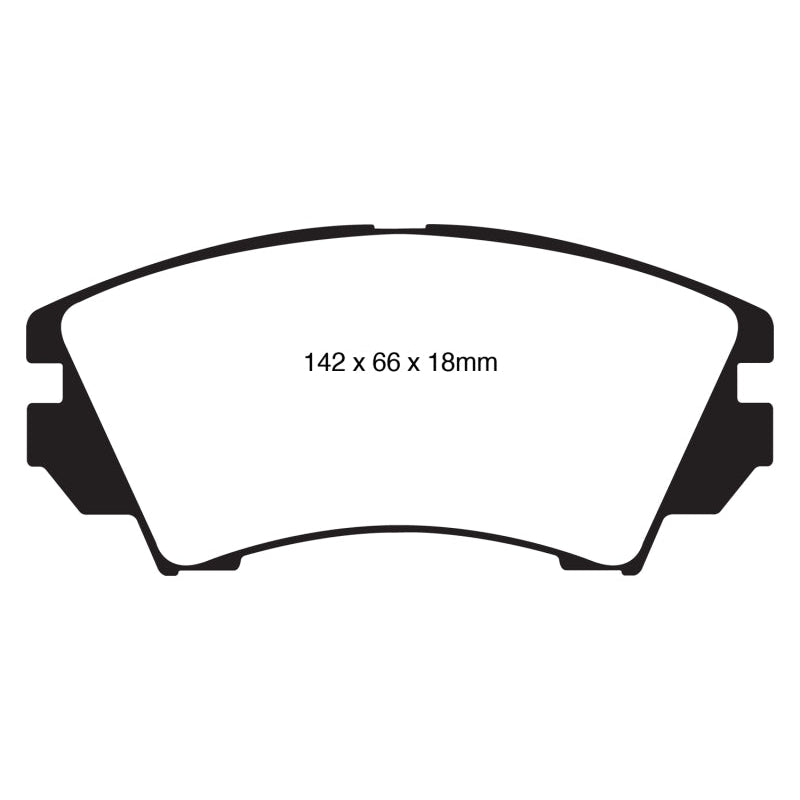 EBC Redstuff Brake Pads -  10+ Buick Allure (Canada) 3.0 - Front Brake Pads