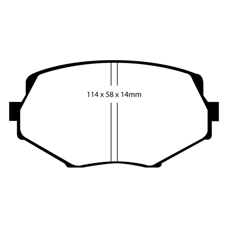 EBC Redstuff Brake Pads -  94-01 Mazda Miata MX5 1.8 - Front Brake Pads