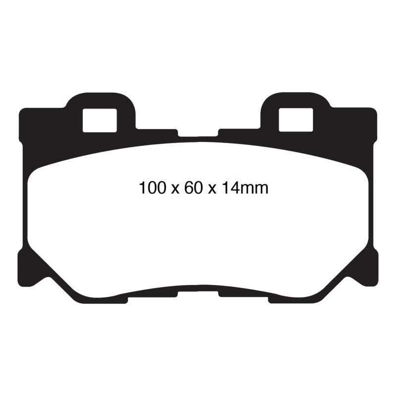 EBC Redstuff Brake Pads -  08-13 Infiniti FX50 5.0 - Rear Brake Pads