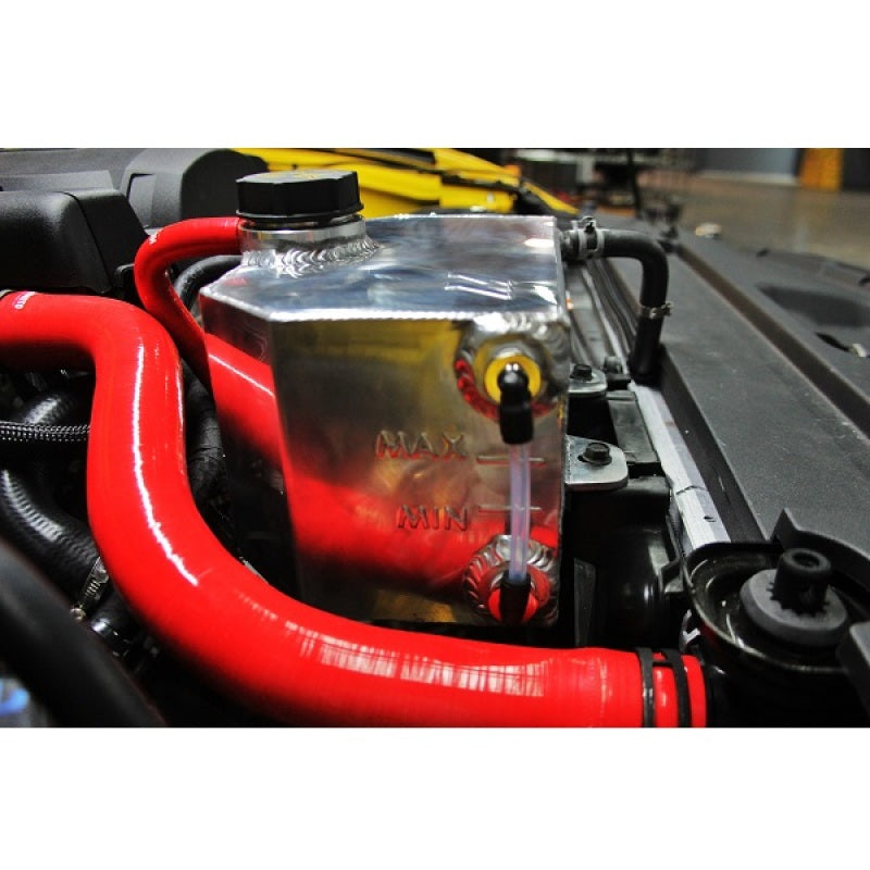 Mishimoto 2015 Ford Mustang EcoBoost / 3.7L / 5.0L  Aluminum Coolant Expansion Tank-Polished - T1 Motorsports