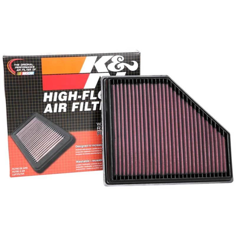 K&N 2019 BMW 330I L4-2.0L Turbo F/I/DSL Replacement Drop In Air Filter