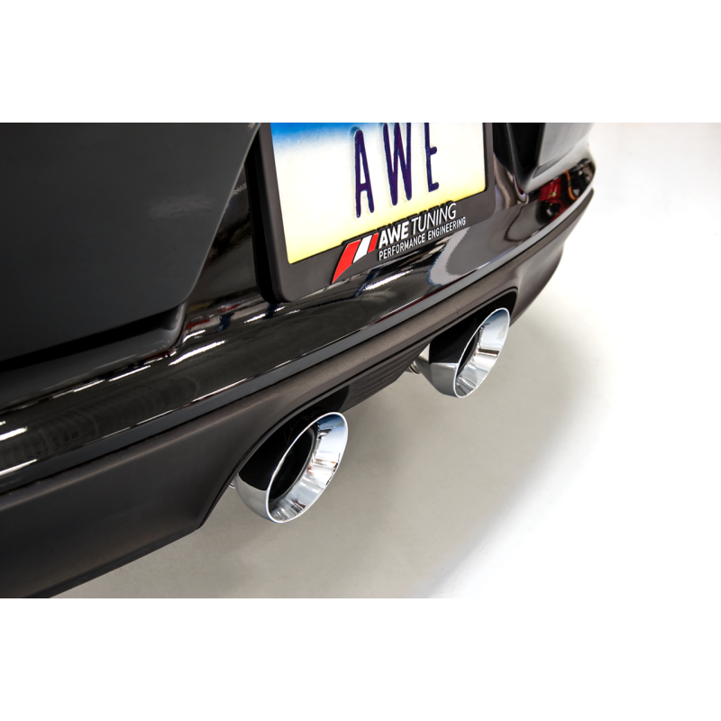 AWE Tuning Porsche 911 (991.2) Carrera / S SwitchPath Exhaust for PSE Cars - Chrome Silver Tips