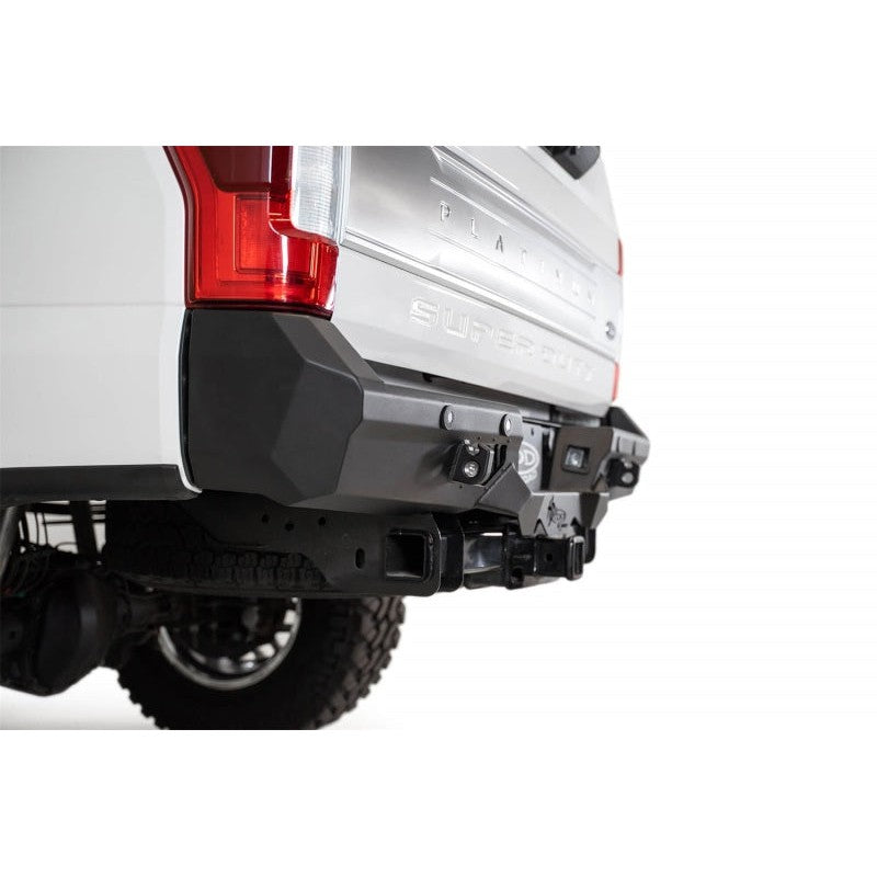 Addictive Desert Designs 17-20 Ford Super Duty Bomber HD Rear Bumper w/ Mounts For Cube Lights
