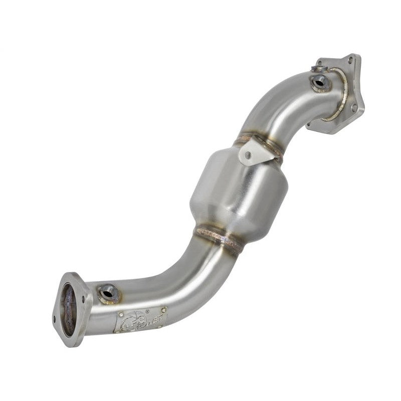 aFe Twisted Steel Down-Pipe Catted 13-16 Cadillac ATS L4-2.0L (t) - T1 Motorsports