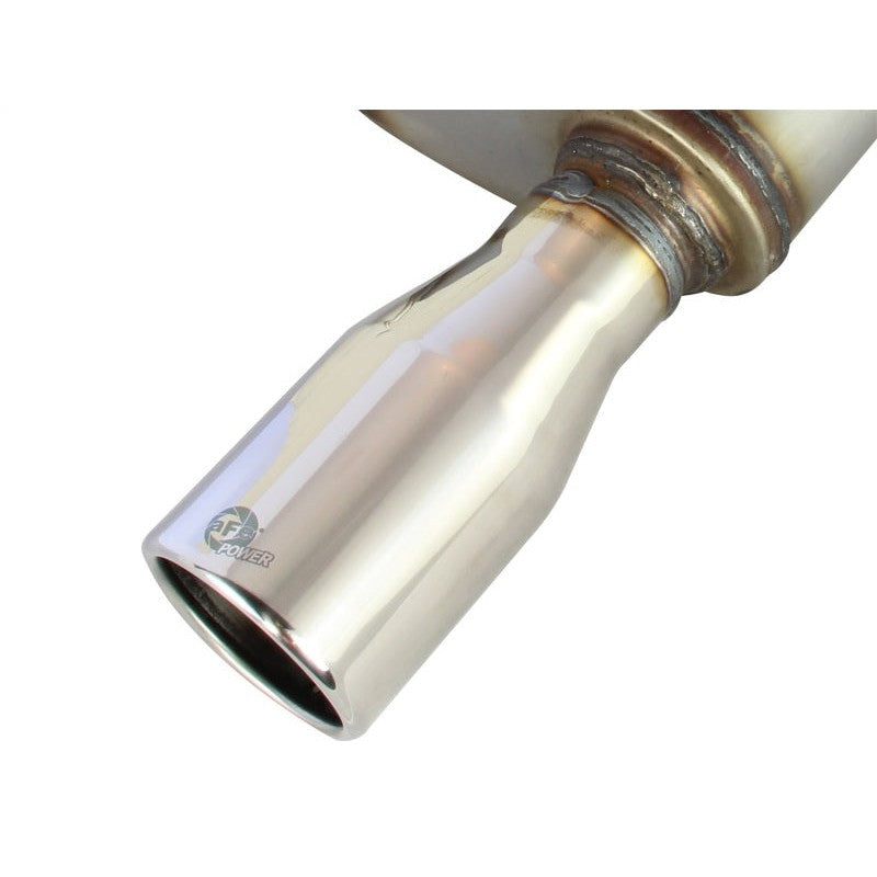 aFe Axle-Back Exhaust 2.5in 409SS w/Polished Tip 05-09 Ford Mustang V6 4.0L