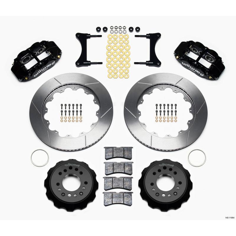 Wilwood Narrow Superlite 6R Front Hat Kit 14.00in 93-96 Mazda RX7 - T1 Motorsports