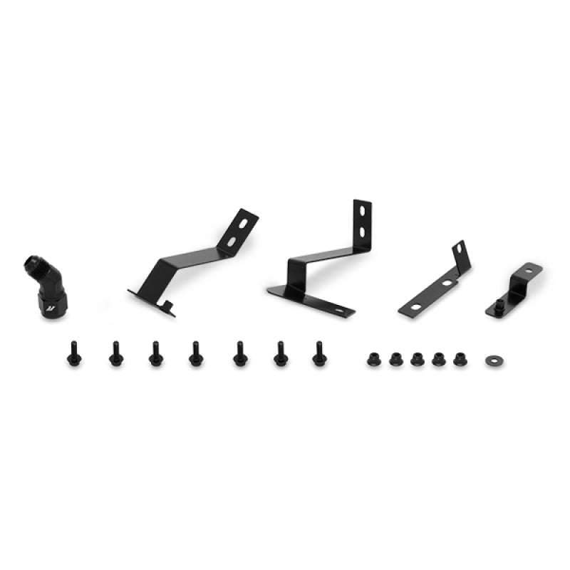 Mishimoto 2016+ Chevy Camaro Oil Cooler Kit w/ Thermostat - Black - T1 Motorsports